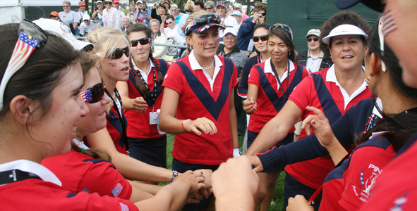  the American team won the 2009 PING Junior Solheim Cup at Aurora Country 